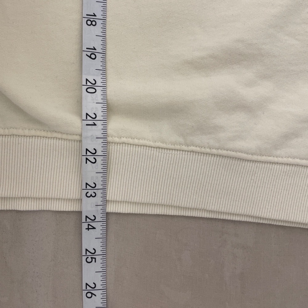 By Together Cream Rainbow Stripe Raglan Sweatshirt Pullover Women's S Boho Comfy - Picture 8 of 9